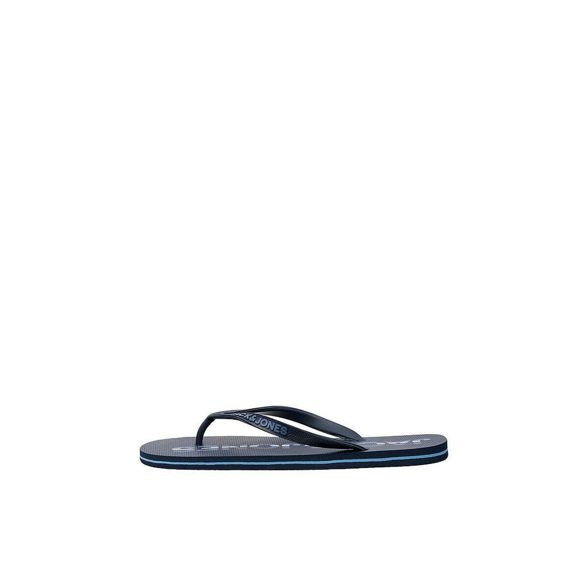 Men's Flip Flops Jack & Jones JFWLOGO 12230641 in Navy Blue for outdoor adventures and summer fun at revlando.com.