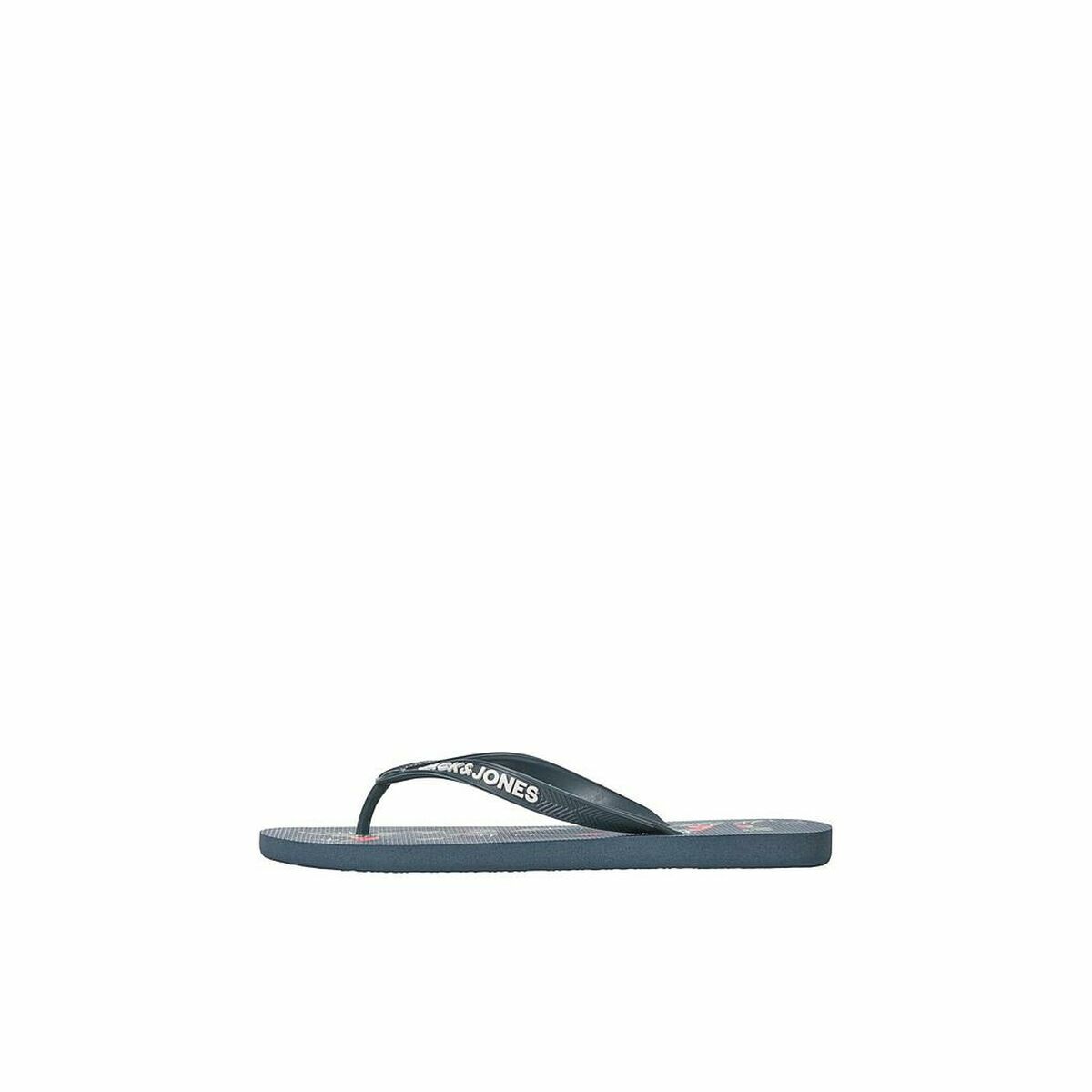 Men's Flip Flops Jack & Jones FWLOGO PALM PRINT 12230642 Navy Blue-2