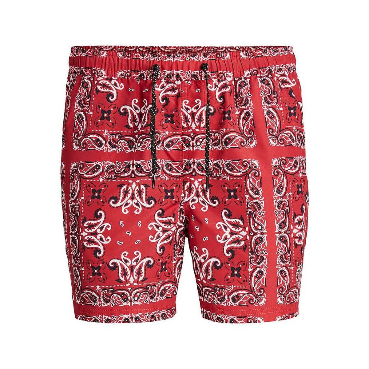 Children’s Bathing Costume Jack & Jones BANDANA 12227731 in red, perfect for outdoor adventures and family camping. Buy now at revlando.com.