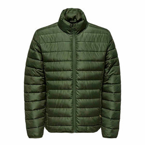 Men's Sports Jacket Only & Sons Onsbrody Quilt Vd Olive-0