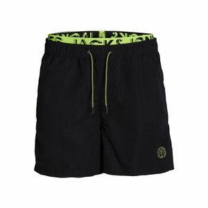 Child's Bathing Costume Jack & Jones Jjswim Db Wb Neon Black-0