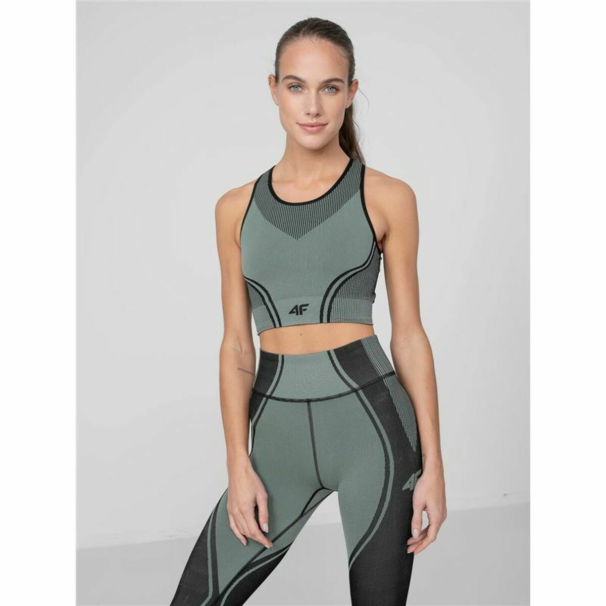 Sports Bra 4F Grey Yoga-0