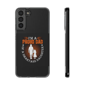 Funda para teléfono con el nombre de papá de una hija lista