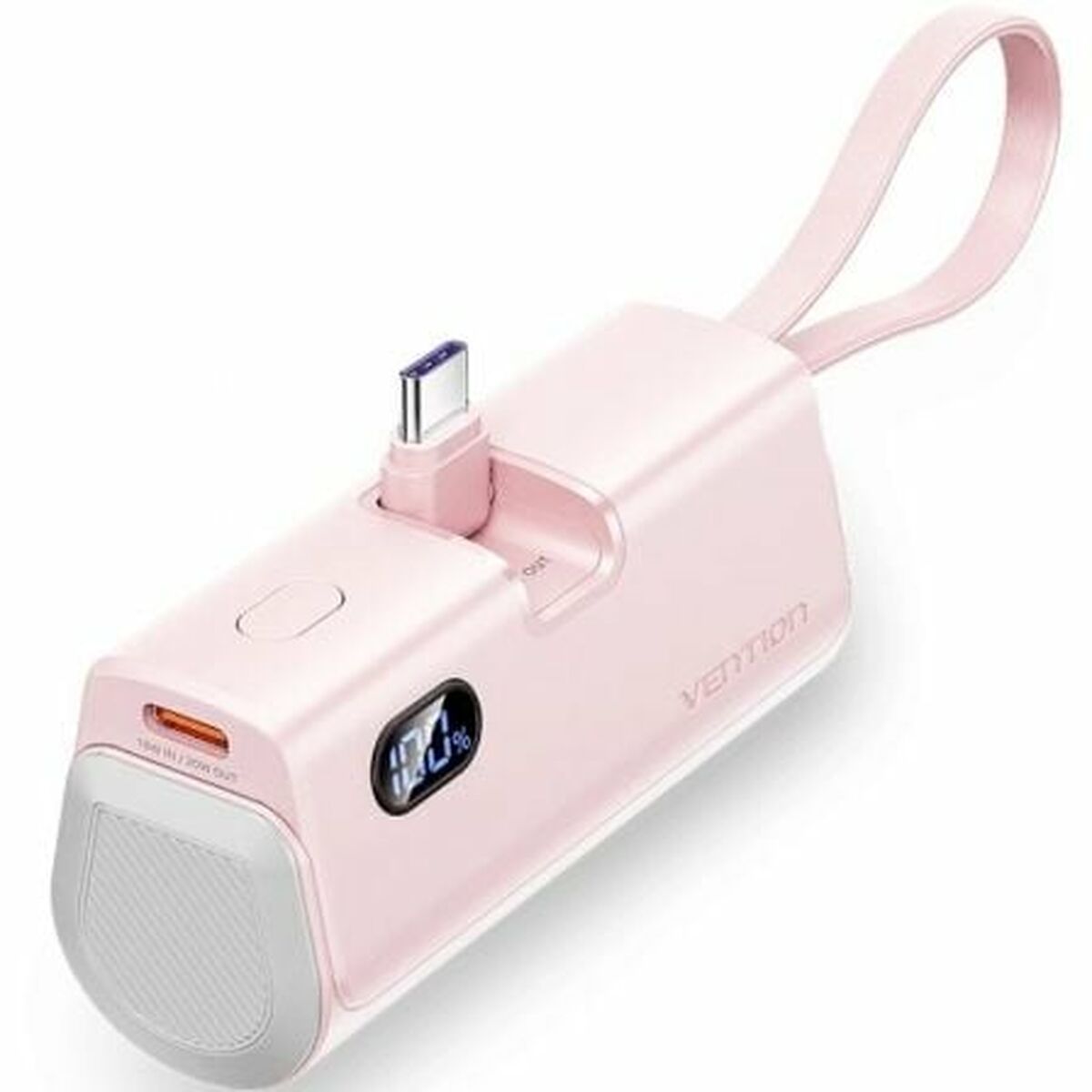 Powerbank Vention FHQP0 Pink 4800 mAh-0