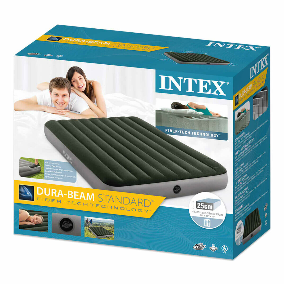 Air Bed Intex 152 x 25 x 203 cm-2