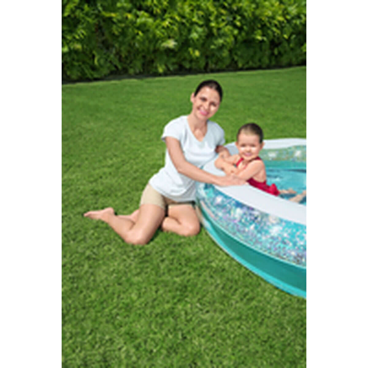 Inflatable Paddling Pool for Children Bestway 150 x 125 x 43 cm-0