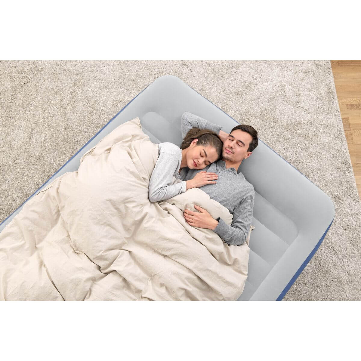 Bestway Double Bed with Motor 203x152x61 cm Inflatable & Camping 67690-0