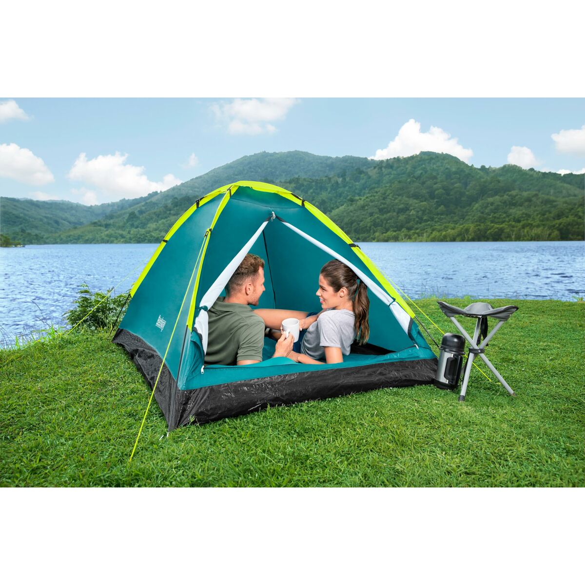 Tent Bestway Green 210 x 210 x 130 cm-1