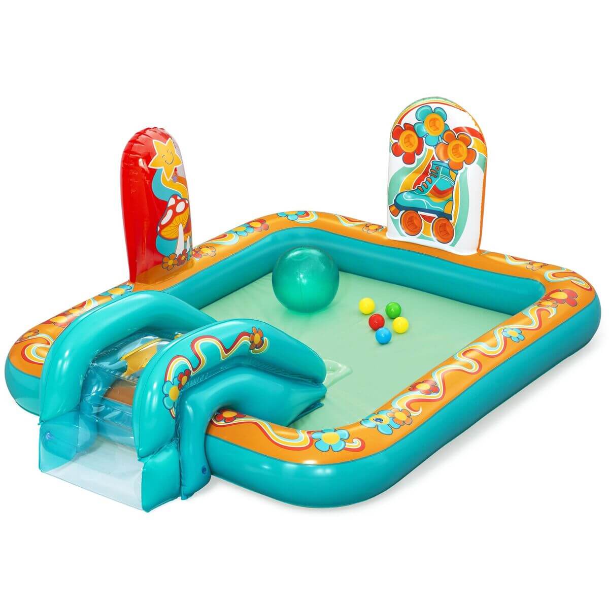 Bestway Inflatable Pool Hippie Play Park 193x152x74 cm +2 Years Garden 53164-0