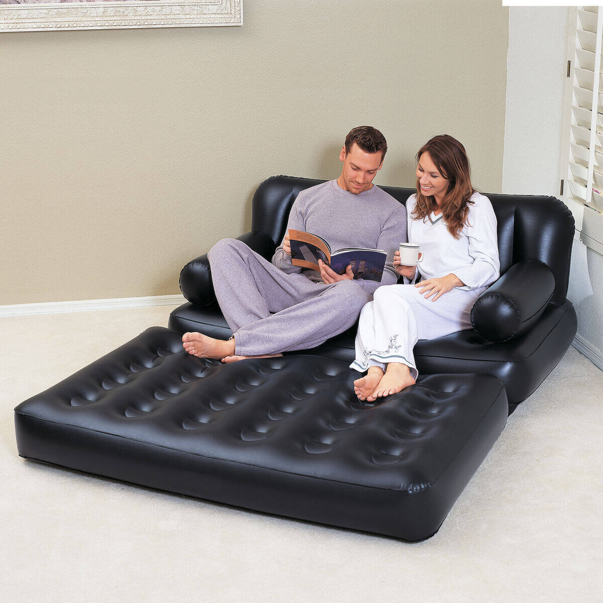Inflatable Armchair Bestway 188 x 152 x 64 cm-20