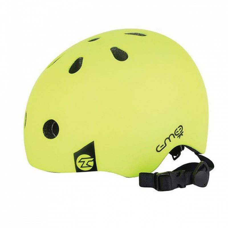 Tempish C-Mee Jr. Safety Helmet for Kids - Lightweight, High-Impact Resistant, Fluorescent Yellow