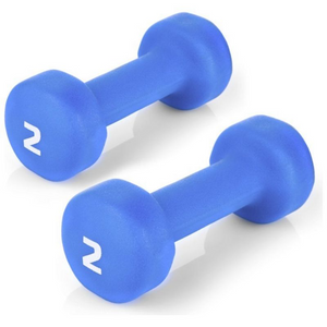 Spokey Shape IV 920895 Vinyl Dumbbell Set – 5 Weight Options for Fitness, Aerobics, and Rehabilitation