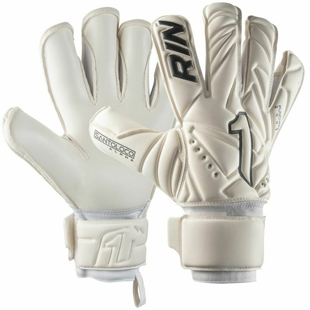 Goalkeeper Gloves Rinat  Santoloco  White-2