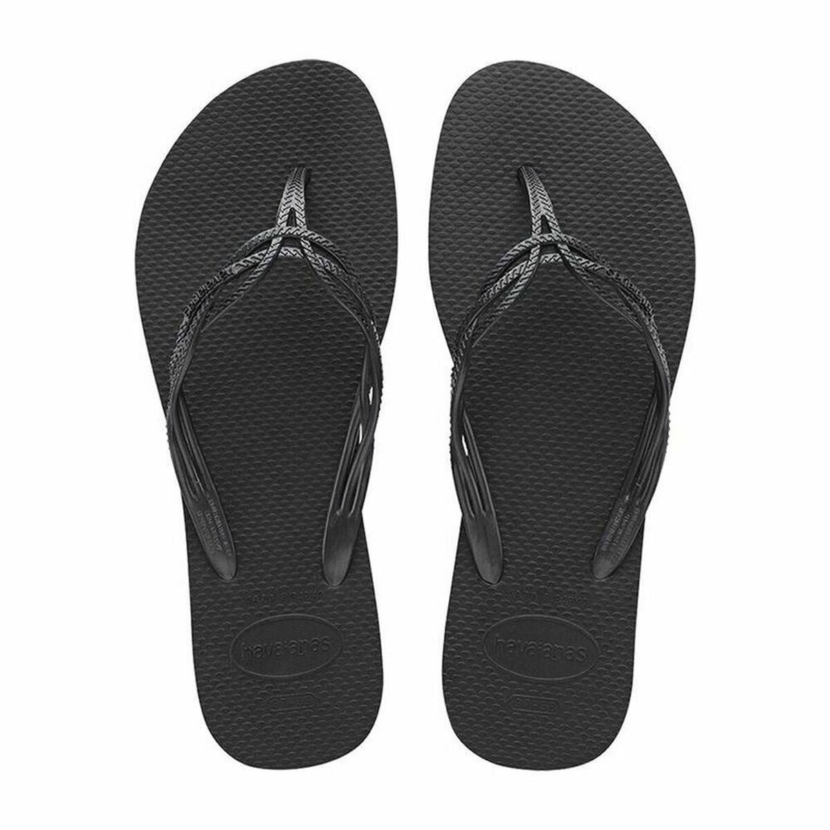 Men's Havaianas Flash Sweet Flip Flops in black, perfect for outdoor adventures and summer fun. Ideal for camping. Available at revlando.com.