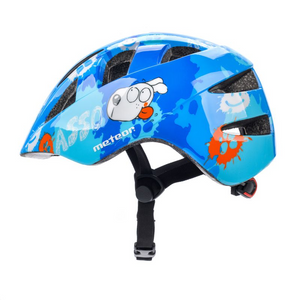 Meteor PNY11 Jr 25232 Casco de bicicleta para niños, ligero, ajustable y seguro para andar en bicicleta y patinar