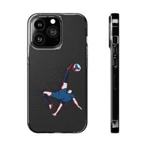 Funda para teléfono Fútbol Patada de bicicleta