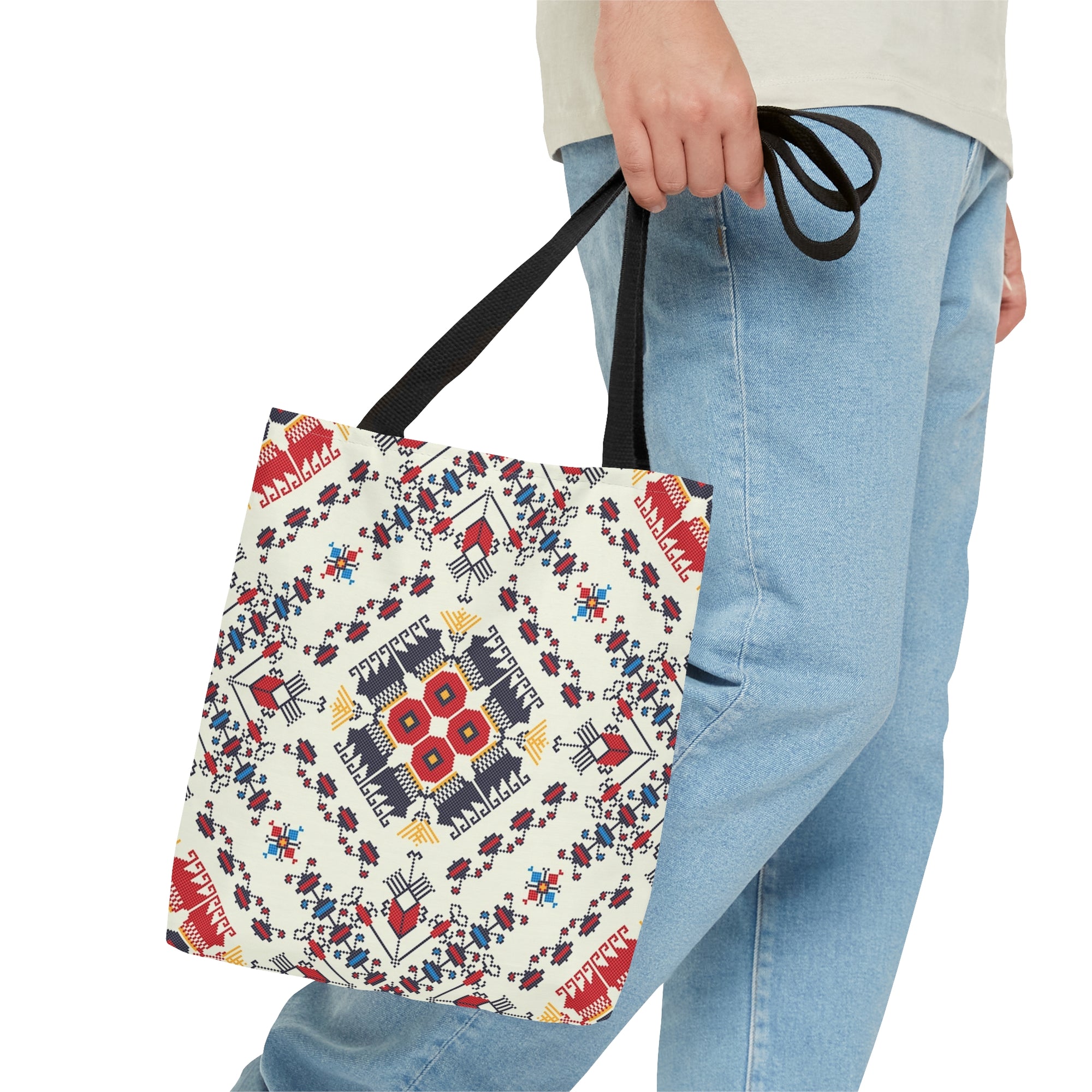 Bolso Tote Bordado Tradicional Búlgaro