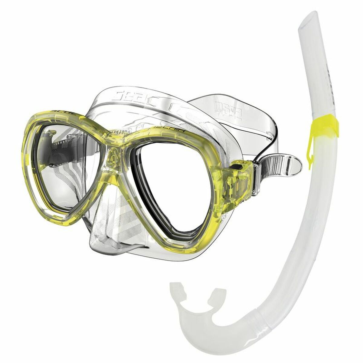 Diving mask Seac 0890041360 Yellow-0