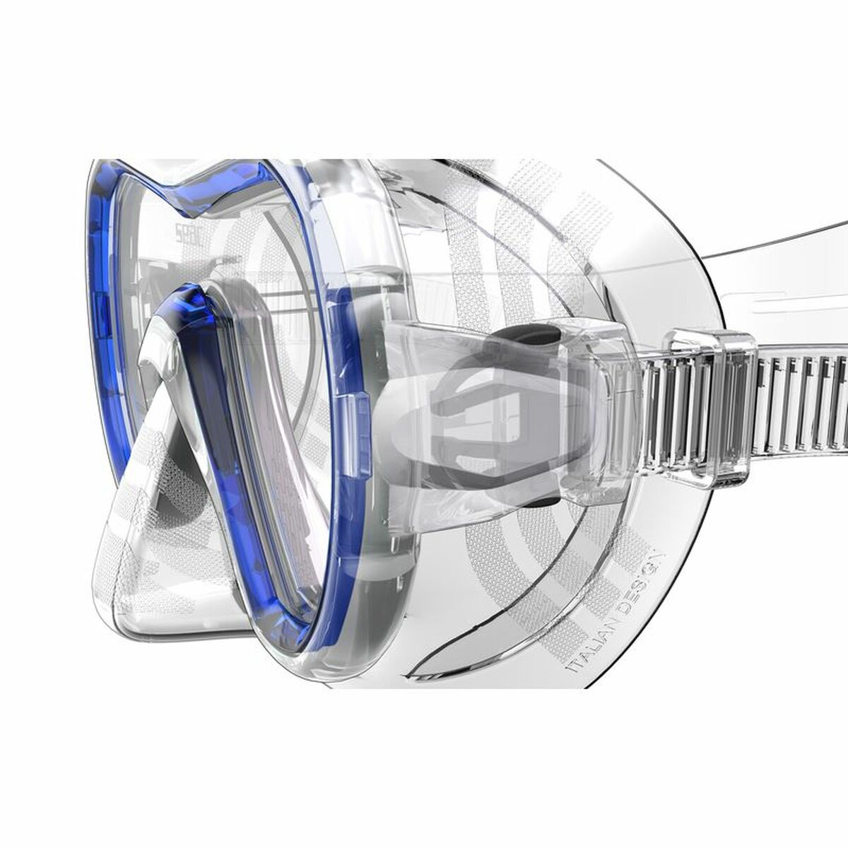 Diving mask Seac 0890071160 Blue-2