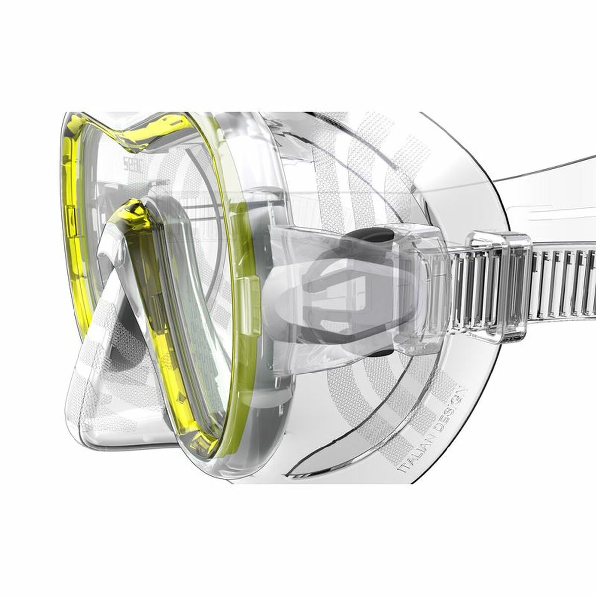 Diving mask Seac 0890071360 Yellow-2