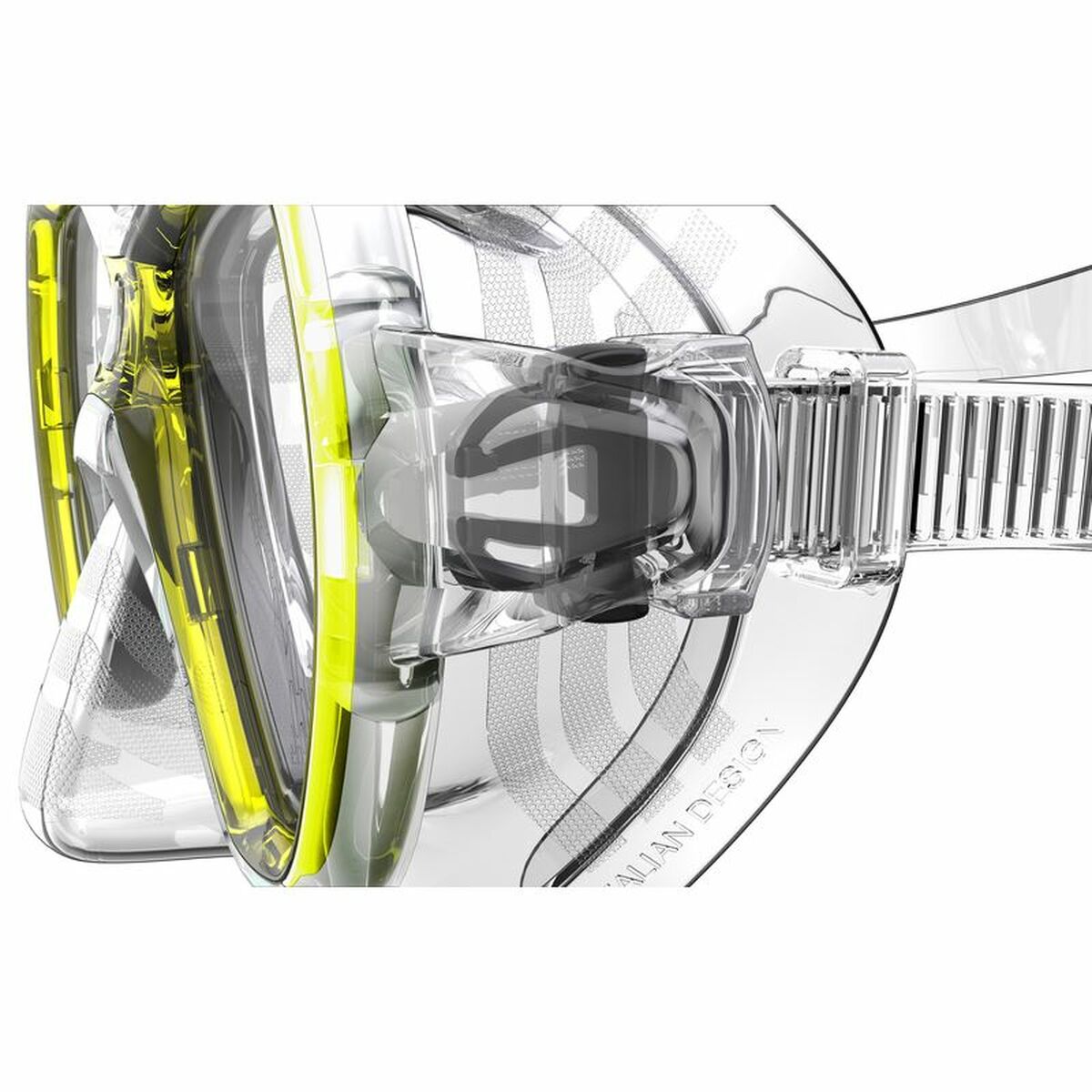 Diving mask Seac 0890073360 Yellow-0