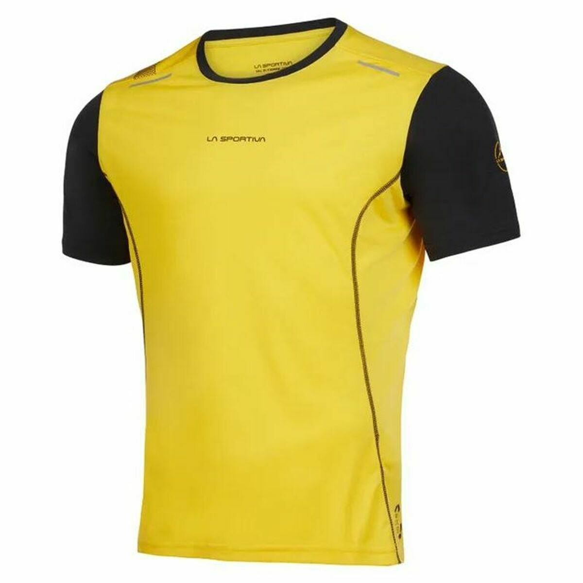 Men’s Short Sleeve T-Shirt La Sportiva Tracer Yellow Black-0