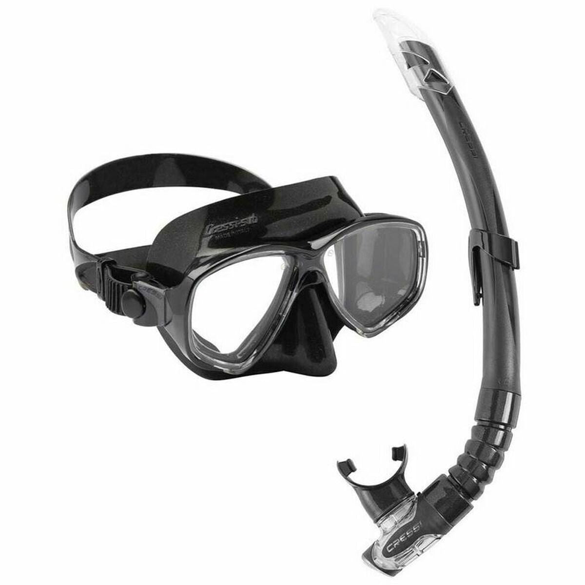 Snorkel Cressi-Sub ‎DM1000058 Black Adults-0