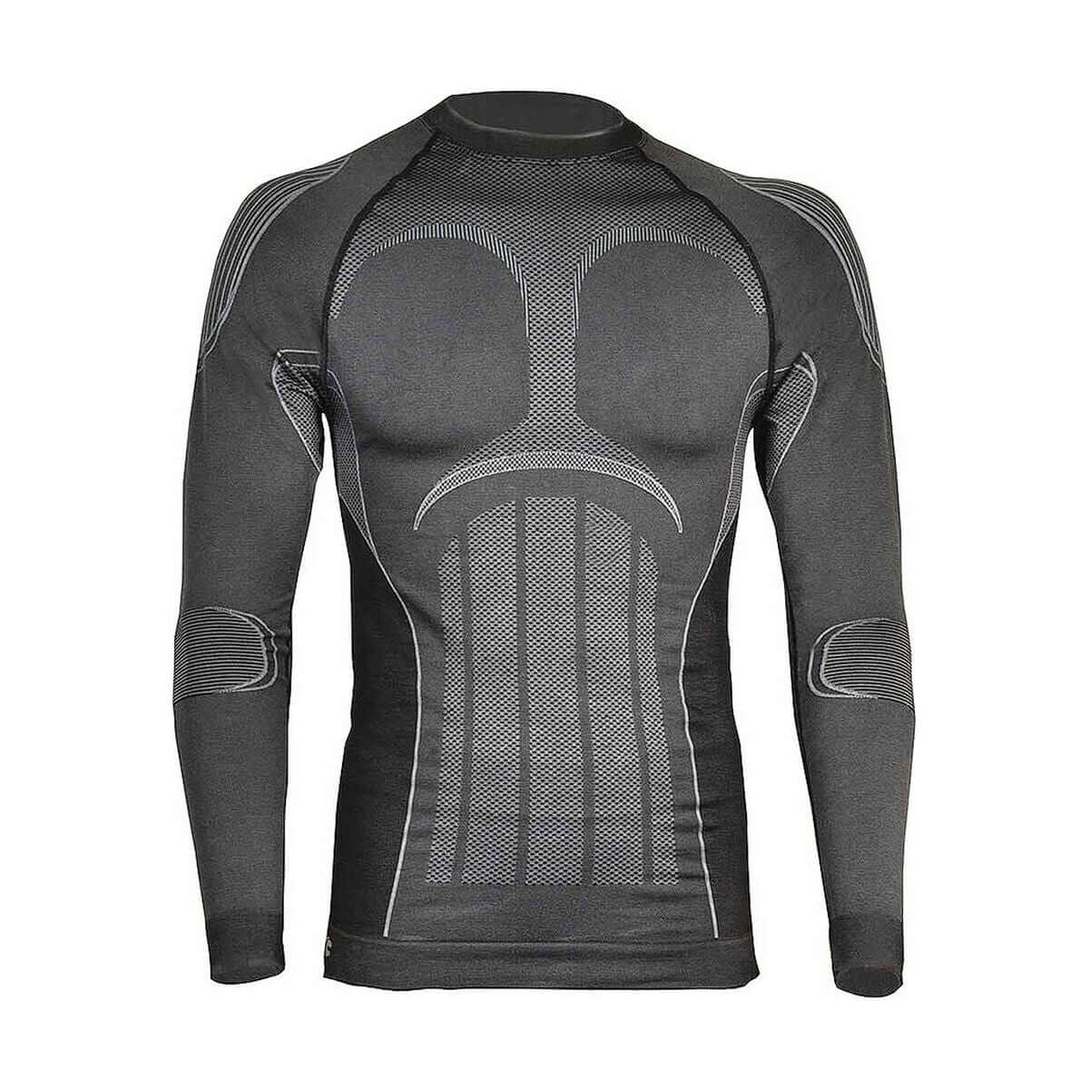 Thermal T-shirt Cofra Bryne in dark grey, designed for outdoor and camping adventures. Perfect for sports performance.