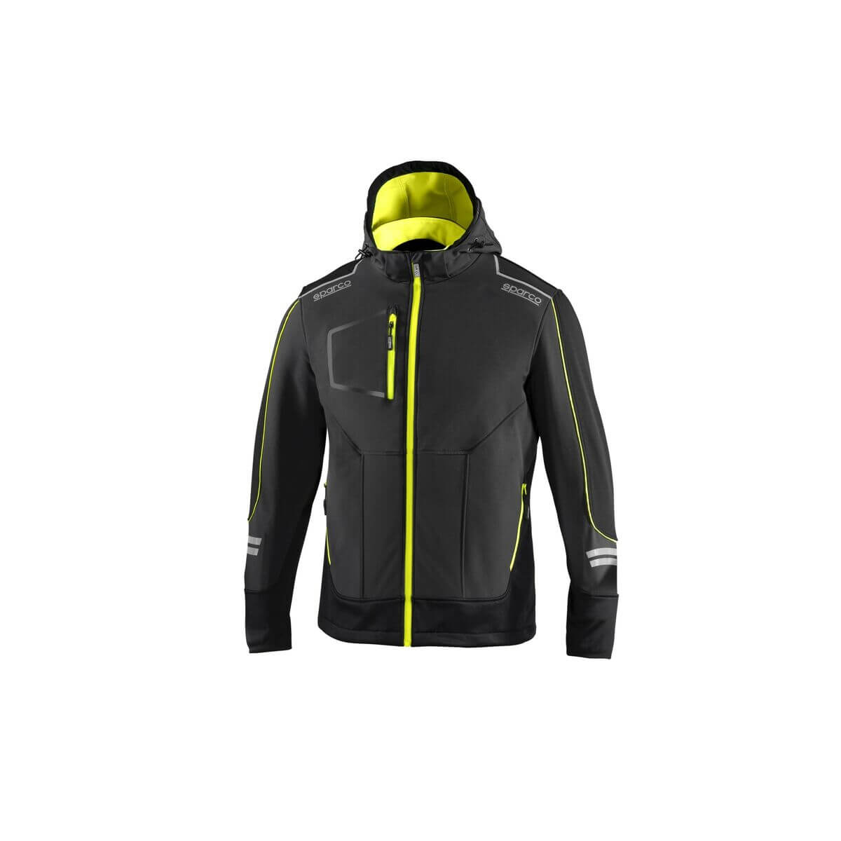 Men's Sports Jacket Sparco Tech TW Yellow Grey-0