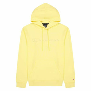 Men’s Hoodie Champion Script Logo Hoodie M Yellow-0