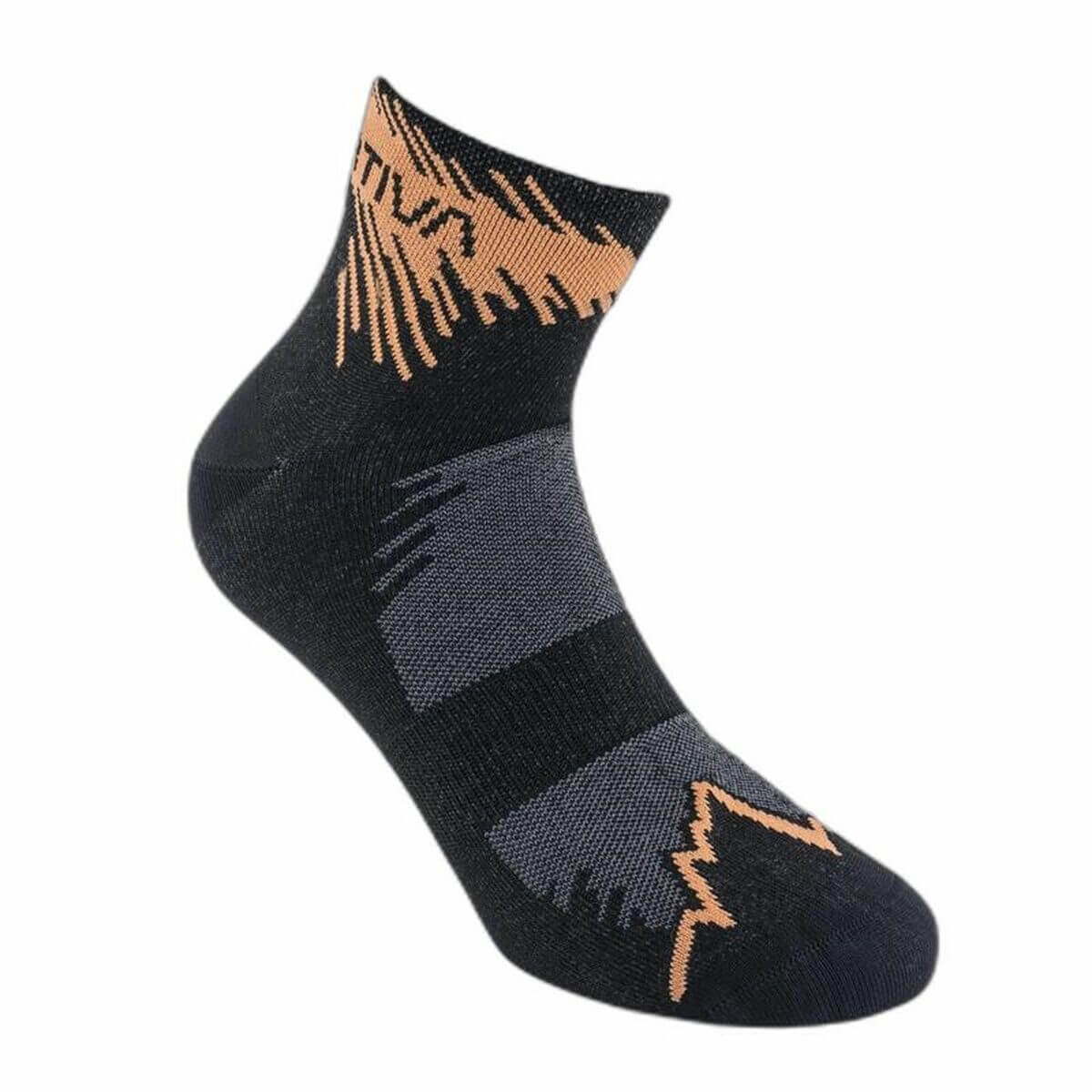La Sportiva Fast Running Coral Sports Socks for adults, ideal for outdoor adventures and camping, available at revlando.com