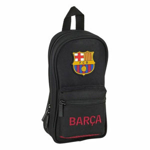 Backpack Pencil Case F.C. Barcelona Black 12 x 23 x 5 cm-0