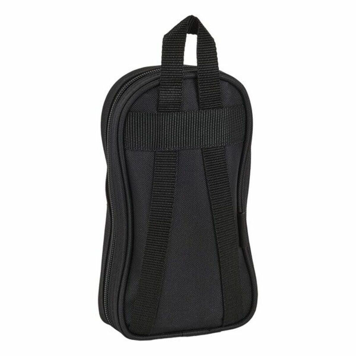 Backpack Pencil Case F.C. Barcelona Black 12 x 23 x 5 cm-2