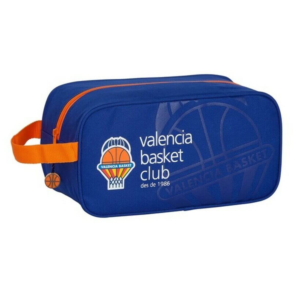 Travel Slipper Holder Valencia Basket Blue Orange (29 x 15 x 14 cm)-0