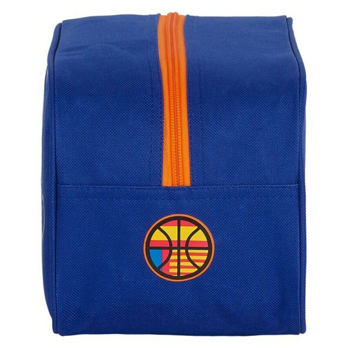 Travel Slipper Holder Valencia Basket Blue Orange (29 x 15 x 14 cm)-6