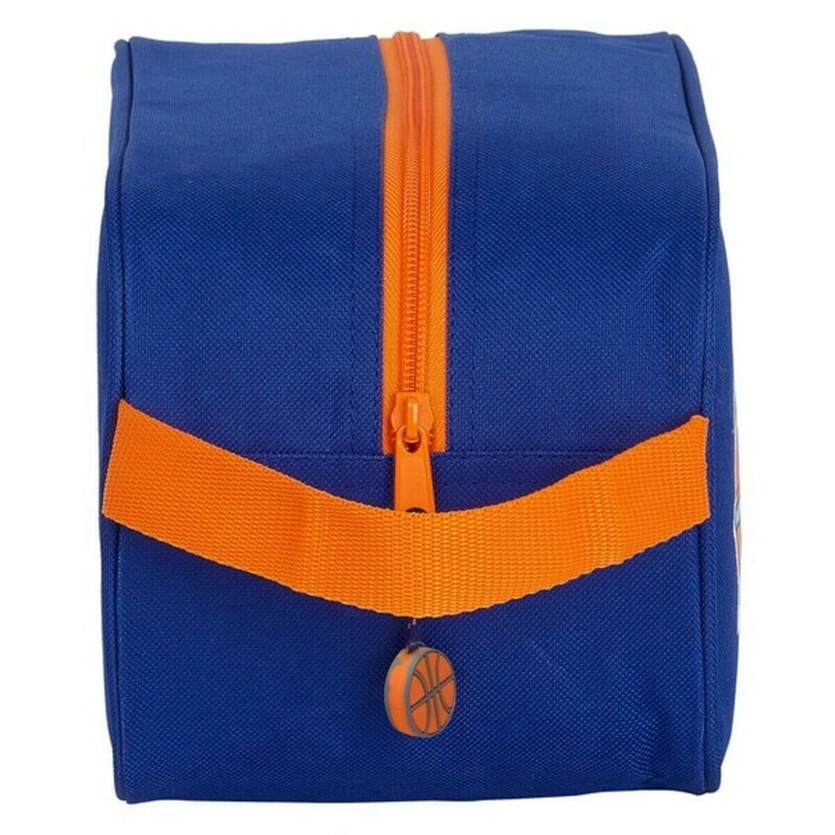 Travel Slipper Holder Valencia Basket Blue Orange (29 x 15 x 14 cm)-5