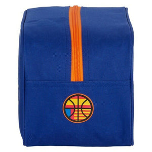 Travel Slipper Holder Valencia Basket Blue Orange (29 x 15 x 14 cm)-4