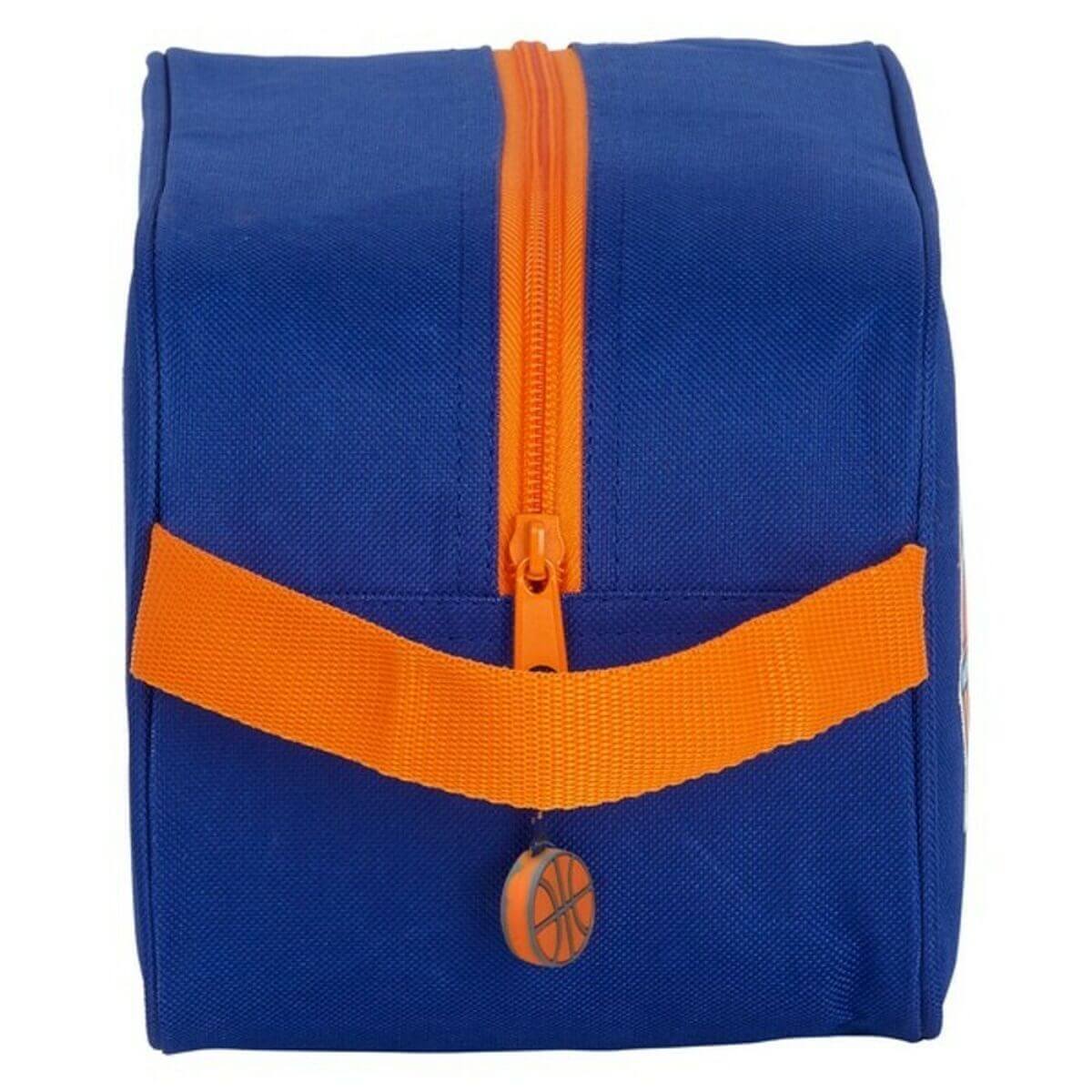 Travel Slipper Holder Valencia Basket Blue Orange (29 x 15 x 14 cm)-3