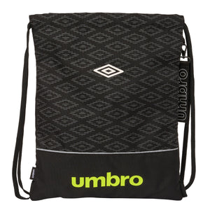 Backpack with Strings Umbro Lima Black 35 x 40 x 1 cm-0
