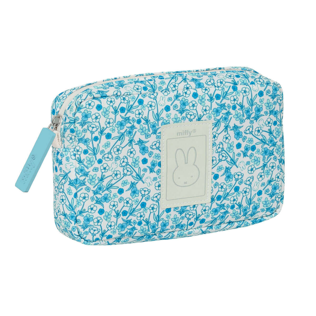 Travel Vanity Case Miffy Garden Turquoise 20 x 13 x 5,5 cm-2