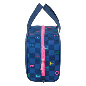 Travel Vanity Case Benetton Damero Navy Blue 31 x 14 x 19 cm-3