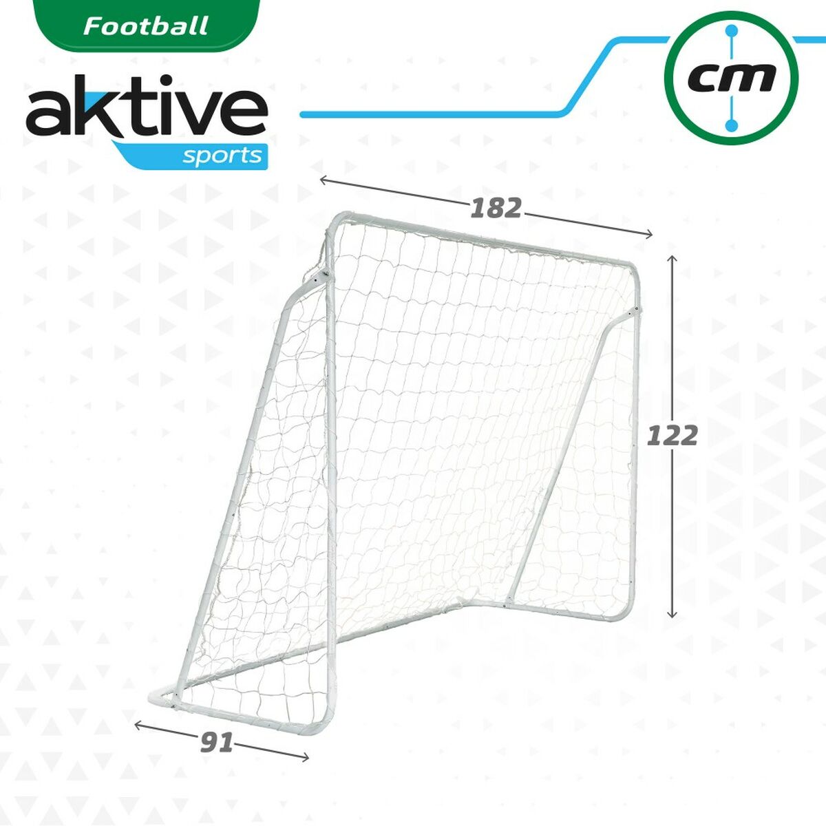 Football Goal Aktive 182 x 91 x 122 cm-0