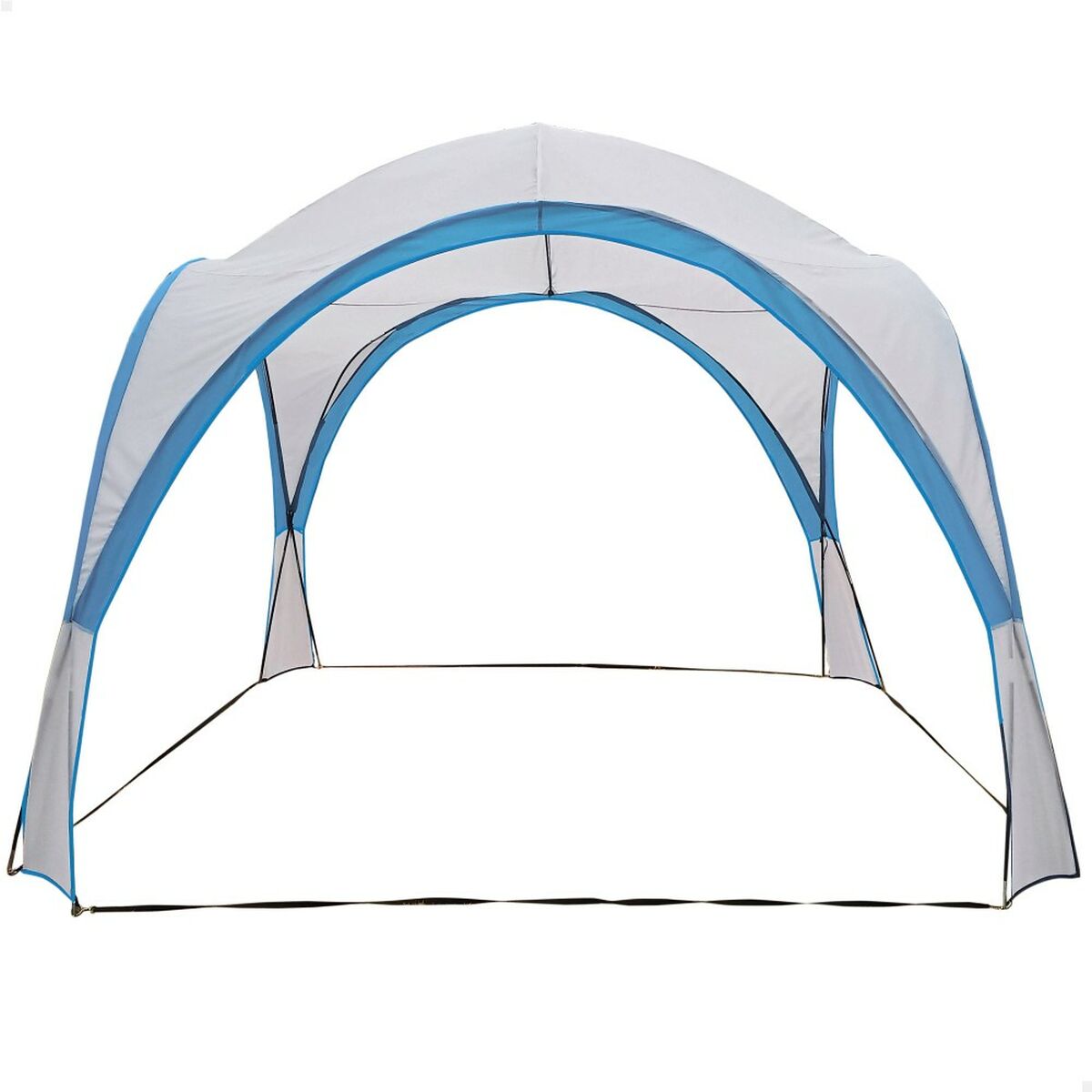 Beach Tent Aktive Camping 320x260x320 cm, blue grey, ideal for outdoor fun and easy assembly.