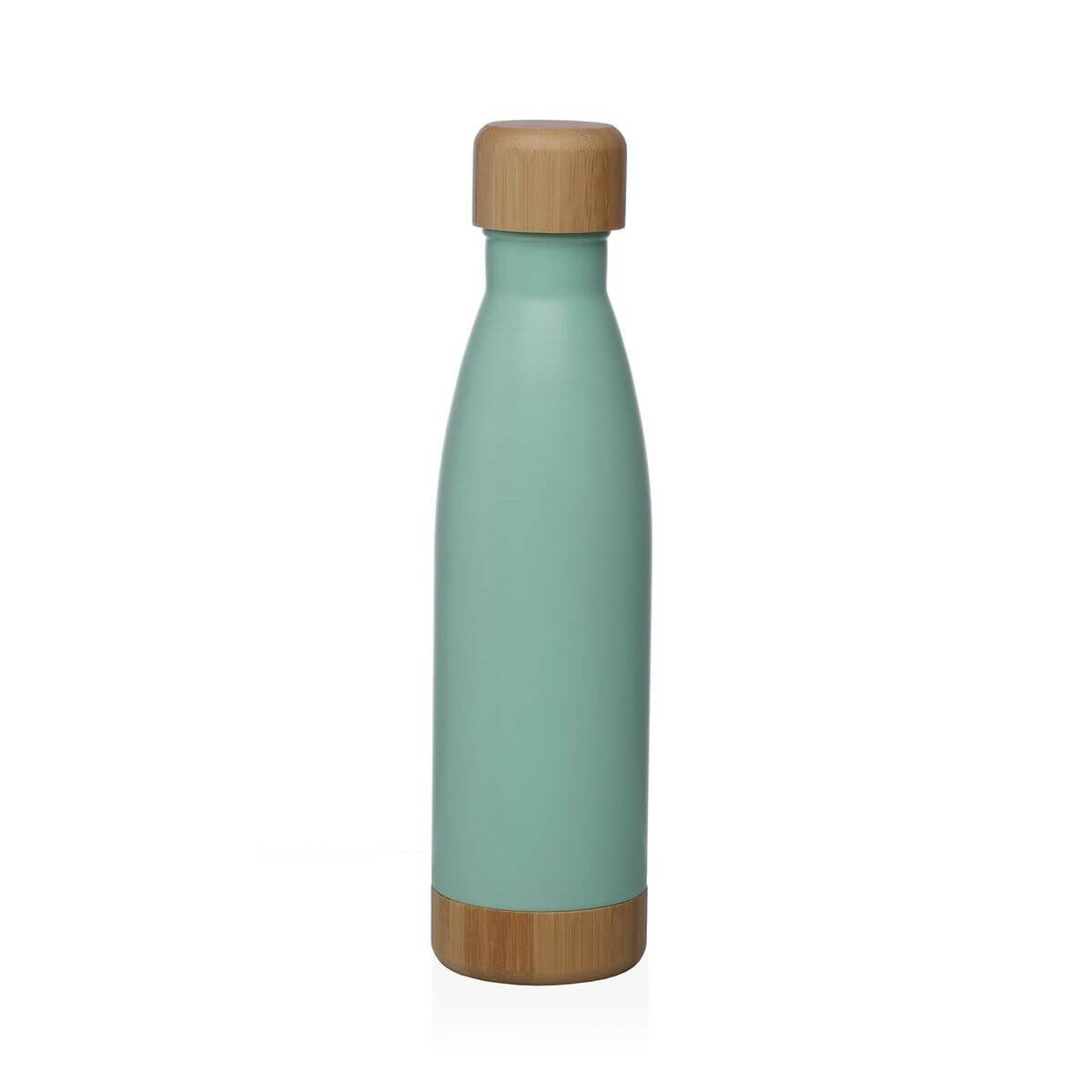 Versa Green Steel water bottle, 500 ml, perfect for outdoor activities, camping, and adventures. Revlando.com.