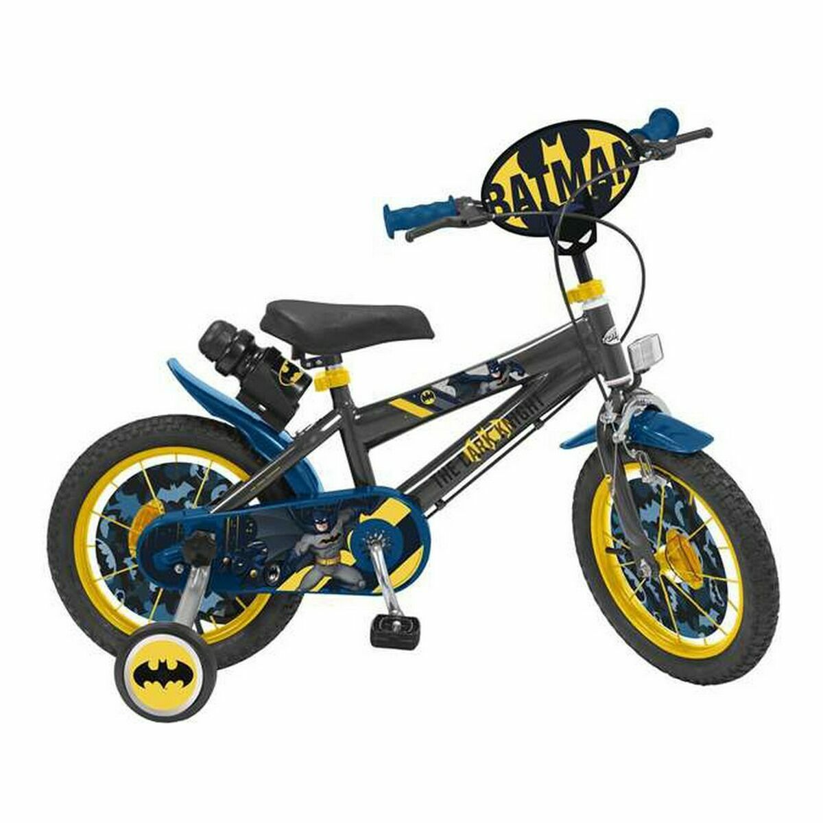 Children's Bike BATMAN Toimsa TOI14913 Yellow Blue Black 14"-0