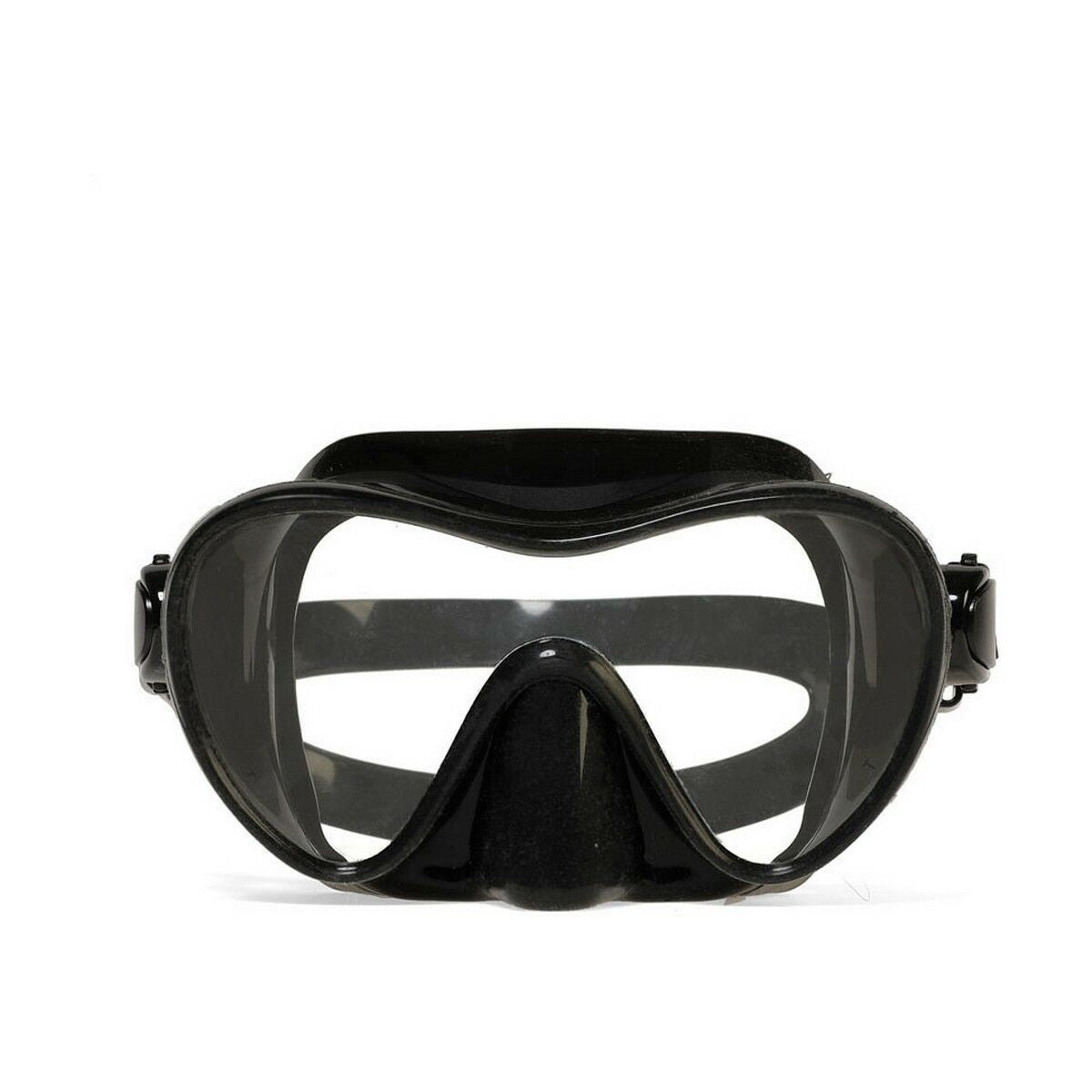 Diving Mask Black Silicone Adults-0