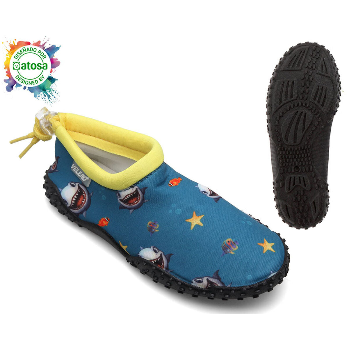 Children's Socks Blue Shark-0