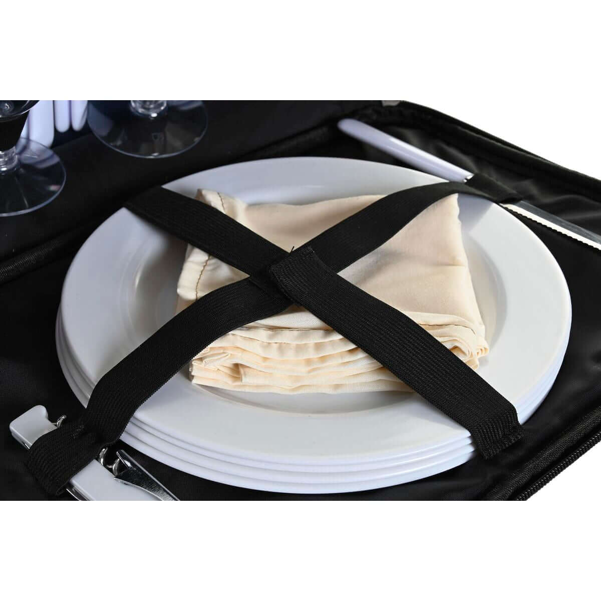 Picnic set DKD Home Decor 43 x 23 x 29 cm Navy Blue-0