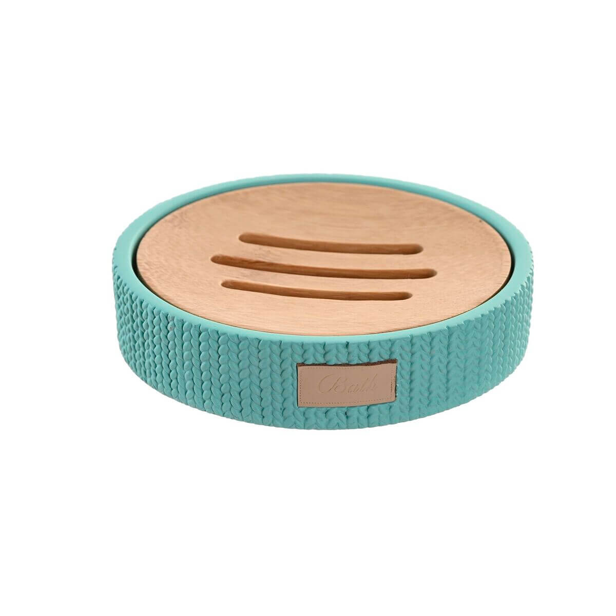 Soap dish DKD Home Decor 11 x 11 x 2,5 cm Cement Green-0