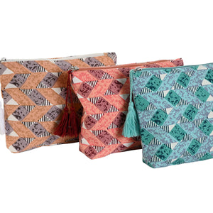 Travel Vanity Case Home ESPRIT Brown Turquoise Coral 25 x 5 x 20 cm (3 Units)-2
